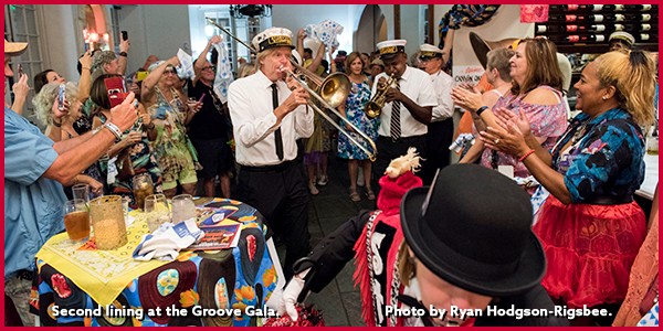 Second line at Groove Gala