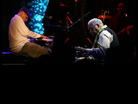 Jesse McBride and Ellis Marsalis