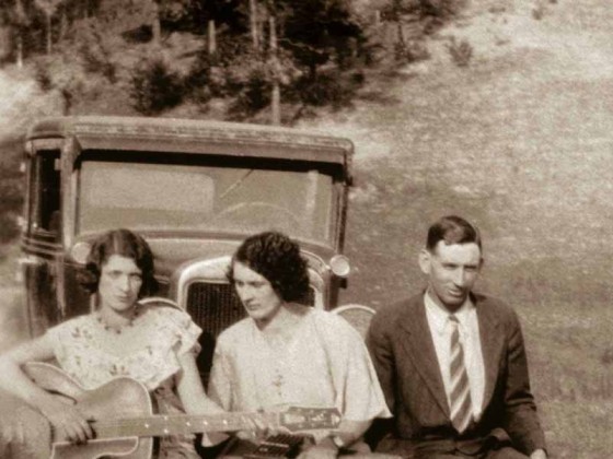 Maybelle, Sara, and AP Carter in August 1927