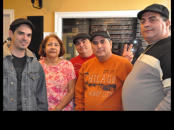 Tairo Dotorongo, WWOZ's Yolanda Estrada, Guillermo Guzman, William Medero, Jorge