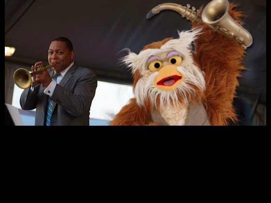 Hoots the Owl and Wynton Marsalis