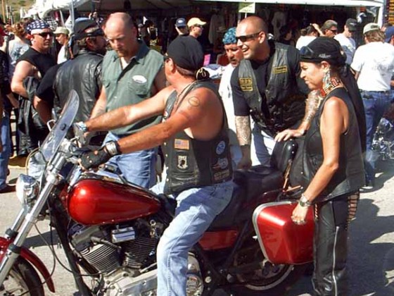 Biker at Sturgis