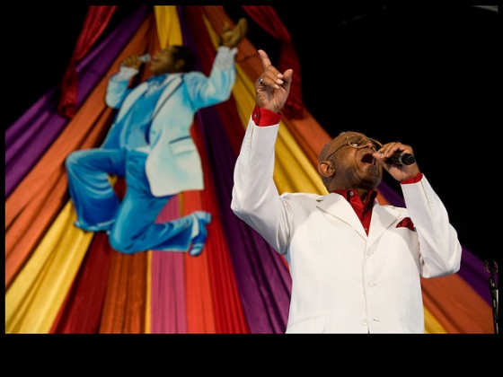 Sugarboy Crawford at Jazz Fest 2012. Photo by Ryan Hodgson-Rigsbee.