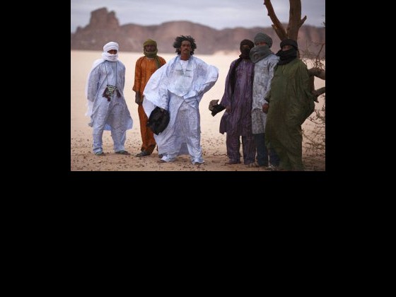 Group shot of the band Tinariwen.