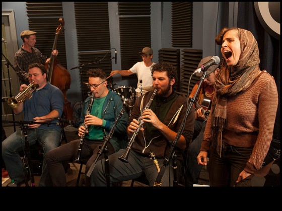 The Smoking Time Jazz Club live at WWOZ in 2015 [Photo by Ryan Hodgson-Rigsbee]