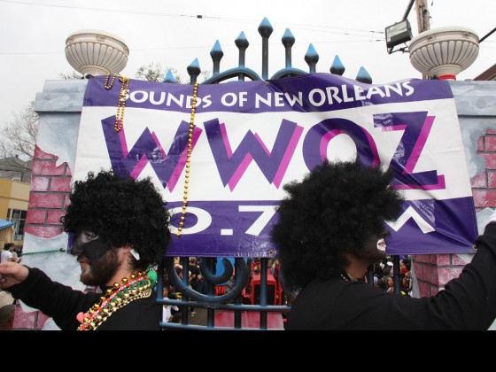 WWOZ float in Zulu 2011 [Photo by Blayne Bergeron]