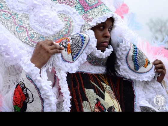 Current Big Chief of the Wild Magnolias, Bo Dollis, Jr. [Photo courtesy Bo Dollis, Jr.]