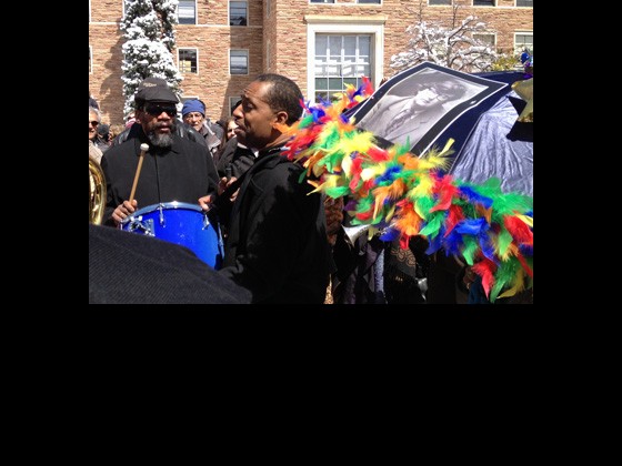 Donald Harrison at Roger Ebert Second Line.