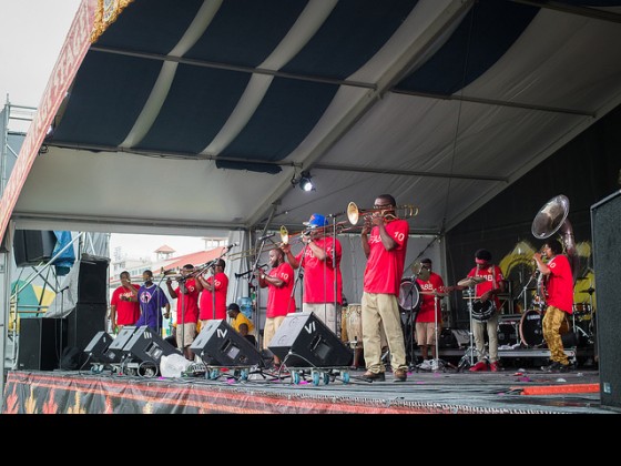Free Agents Brass Band [Photo by Kate Gegenheimer]
