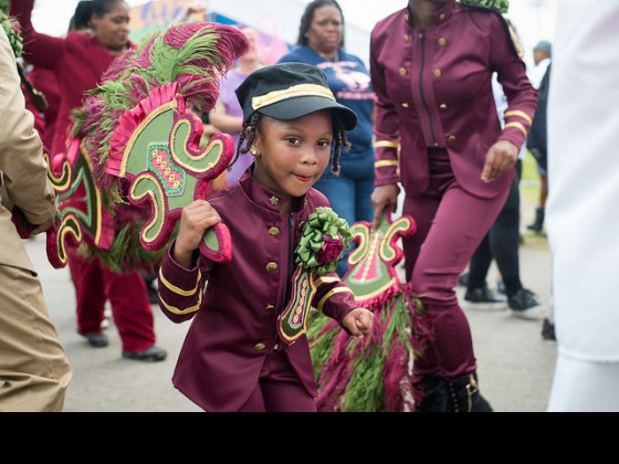 VIP Ladies Social Aid & Pleasure Club parade [Photo by Kate Gegenheimer]