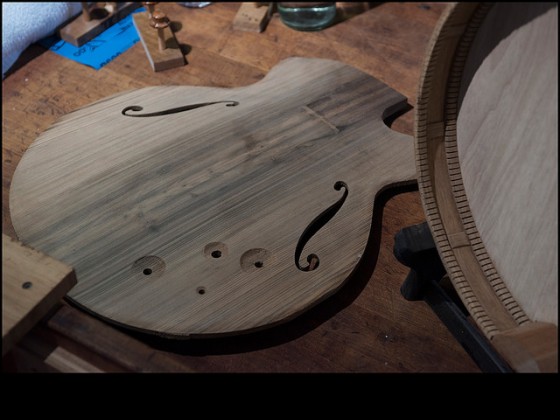 Guitar making at the Folk Village [Photo by Ryan Hodgson-Rigsbee]