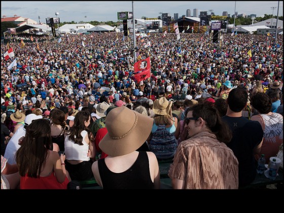 Audience during Red Hot Chili Peppers set [Photo by Ryan Hodgson-Rigsbee]