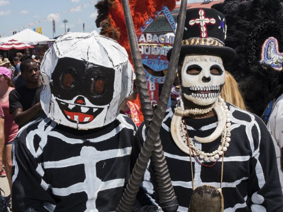 Northside Skull & Bones Gang at Jazz Fest 2018 [Photo by Ryan Hodgson-Rigsbee]