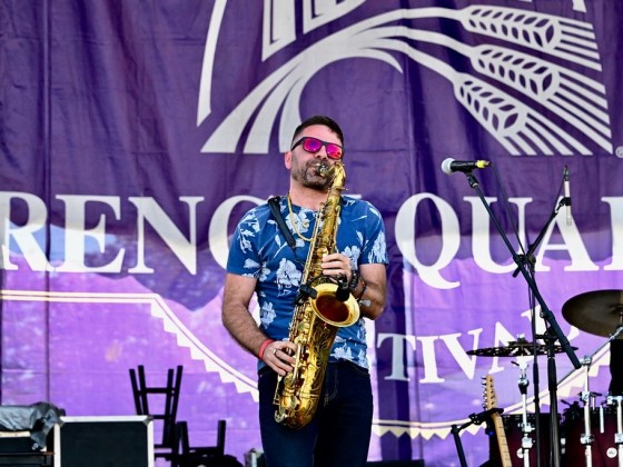 Brad Walker at French Quarter Fest 2024 [Photo by Michael White]