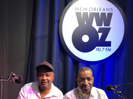 Action Jackson and Big Chief Donald Harrison [Photo by Carrie Booher]a