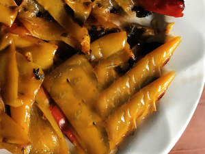 Roasted bell peppers