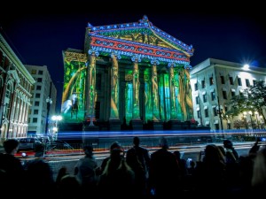 LUNA Fête will light up Gallier Hall Dec. 7-10 [Photo by Bryce Eli for Arts Council New Orleans]