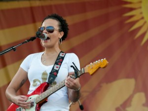 Mia Borders at Jazz Fest 2014 [Photo by Ryan Hodgson-Rigsbee]