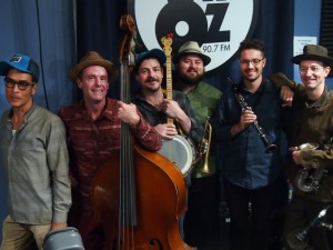Smoking Time Jazz Club at WWOZ, October 2016 [Photo by Bill Sasser]