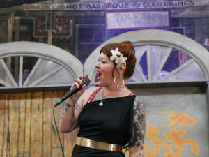 Meschiya Lake at Jazz Fest [Photo by Louis Crispino]