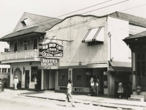 The exterior of the Dew Drop Inn, Courtesy of the Ralston Crawford Collection, William Ransom Hogan Jazz Archive, Howard-Tilton Memorial Library, Tulane University. Photo by Ralston Crawford.