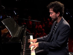 Oscar Rossignoli at WWOZ Piano Night 2022 [Photo by Charlie Steiner]