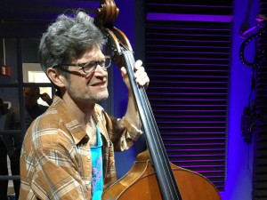 James Singleton at WWOZ [Photo by Carrie Booher]
