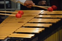 Jason Marsalis on vibraphone at WWOZ in 2014 [Photo by Kichea S. Burt]