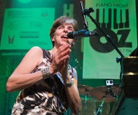 Ball onstage at Piano Night 2015 [Photo by Marc PoKempner]