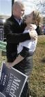 Mitch in a Mardi Gras hug