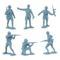Grey army men
