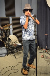 J.D. Hill at WWOZ in 2016 [Photo by Kichea S. Burt]